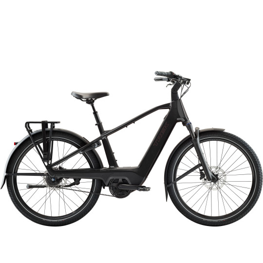 Rower TREK Charter+ 4 z piastą Nexus 5 i napędem pasowym oraz akumulatorem 540 Wh